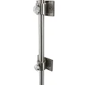 Steinhauer Væglampe SPARKLED LIGHT halvrund, justerbar E27 IP20, stål børstet 