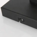 wall luminaire STANG with shade, with LED spot E27 IP20, black matt 