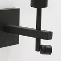 Steinhauer Væglampe STANG med skærm, med LED spot E27 IP20, sort mat 