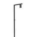 Standerlampe STANG down, med afbryder, med skærm, med stik E27 IP20, sort mat dæmpbar