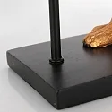 anne light & home Bordlampe ANIMAUX - SURICATE up, med afbryder, med skærm, med stik E27 IP20, sort mat 