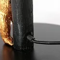 anne light & home Bordlampe ANIMAUX - OURSES up, med afbryder, med skærm, med stik E27 IP20, sort mat 
