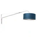 Steinhauer wall luminaire ELEGANT CLASSY with switch, with shade, with strain relief, with plug, adjustable E27 IP20