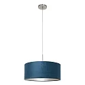 Pendel SPARKLED LIGHT cylindrisk, med skærm E27 IP20, stål børstet dæmpbar