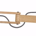 Mexlite Mexlite Wall luminaire DION, 1 flame, beech