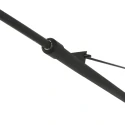 Steinhauer Væglampe ELEGANT CLASSY med afbryder, med skærm, med aflastning, med stik, justerbar E27 IP20, sort mat 