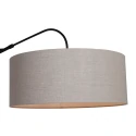 Steinhauer Væglampe ELEGANT CLASSY med afbryder, med skærm, med aflastning, med stik, justerbar E27 IP20, sort mat 