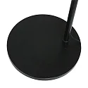 Steinhauer Standerlampe SPARKLED LIGHT cylindrisk, med afbryder, med skærm, med stik, justerbar E27 IP20, sort mat dæmpbar