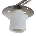 Steinhauer Standerlampe SPARKLED LIGHT cylindrisk, med afbryder, med skærm, med stik, justerbar E27 IP20, stål børstet dæmpbar