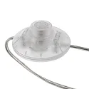 Steinhauer Standerlampe SPARKLED LIGHT cylindrisk, med afbryder, med skærm, med stik, justerbar E27 IP20, stål børstet dæmpbar