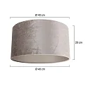 Steinhauer skærm KAPPEN - Ø 40CM flad, cylindrisk, sølv