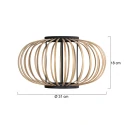 anne light & home skærm K2019BS, træ