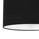 Mexlite skærm KAPPEN - Ø 40CM høj, cylindrisk, sort