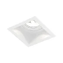 Indbygnings loftlampe PLANO 1-flamme IP44, hvid dæmpbar