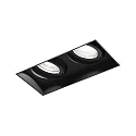 LED Recessed spot STRANGE 2.0, 350/500mA, 2x 7/10W 3000K, CRi >90, black