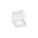 Loftlampe SIRRO 1.0 Kubusform, svingbar, drejelig GU10 IP20, pulverlakeret, hvid dæmpbar