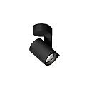 Væg- og Loftlampe SQUBE ON BASE 2.0 svingbar IP20, sort dæmpbar