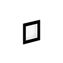 Vægindbygningslampe LITO WALL REC 1.0 IP20, sort mat 