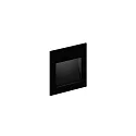 Vægindbygningslampe LITO WALL REC 2.0 IP20, sort mat 