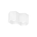 Ceiling luminaire HEXO 2.0 PAR16, 2x GU10 max. 12W, white