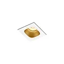 LED Recessed spot PIRRO 1.0, 1 Spot 4.5W 3000K, CRi >90, dimmable, white gold
