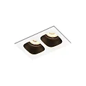 Downlight PIRRO 2.0 2-flammer IP20, sort, hvid dæmpbar