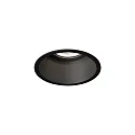 Indbygget spotlys DEEPER IP44 1.0 - LED stiv, multipower, med bladfjedre IP44 / IP20, mat, kulsort dæmpbar