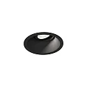 ceiling recessed luminaire DEEP ADJUST PETIT 1.0 cardanic swivelling, with wire springs IP20, mat, deep black dimmable