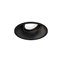 LED Recessed spot DEEP PETIT ADJUST 1.0, 350mA, 6W 3000K, CRi >90, with leaf springs, black