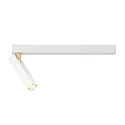 Loftlampe MICK 1.0 1-flamme IP20, guld, hvid dæmpbar