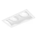 LED Recessed spot PLANO PETIT ADJUSTABLE 2.0, 350mA, 2x 6W 2700K, CRi >90, white