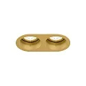 Indbygget spotlys DEEP BIJOU 2.0 - LED 2-flammer, stiv, med klemfjedre IP20, guld dæmpbar