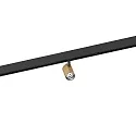 Skinne spot CENO ON STREX 1.0 med adapter IP20, champagne, sort mat dæmpbar