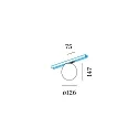 Wever & Ducré 1-faset spot DRO ON TRACK 1.0 inkl. 1-faset adapter G9 IP20, sort mat