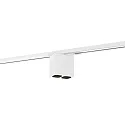 1-phase spot PIRRO SPOT ON TRACK 2.0 2 flames, incl. 1-phase adapter IP20, black matt, white matt dimmable