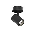 recessed luminaire CENO SEMI RECESSED 1.0 IP20, black matt 8W 500lm 2700K 31° CRI 90
