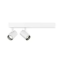 LED Spot CENO 2.0, 2 flames, 3000K, CRi >90, rotatable/swivelling, dimmable, white