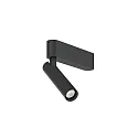 Spot MATCH CEILING SURF 1.0 IP20, sort mat dæmpbar