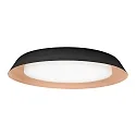Væg- og Loftlampe TOWNA 2.0 stor IP44, kobber, sort dæmpbar