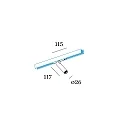Wever & Ducré Skinne spot MATCH ON STREX 1.0 med adapter IP20, sort mat 