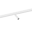 Skinne spot MATCH ON STREX 1.0 med adapter IP20, hvid mat 