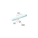 Wever & Ducré track spot MATCH ON STREX 1.0 with adapter IP20, white matt dimmable