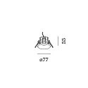 Wever & Ducré Indbygningslampe TAIO IP65 CEILING REC 1.0 IP65, guld  9W 350lm 2700K CRI 90-100