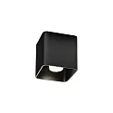 Loftlampe DOCUS CEILING SURF 1.0 IP20, sort mat dæmpbar