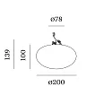 Wever & Ducré ceiling luminaire PERLEZ IP44 3.0 - Ø 20CM multipower, cambered, semi flush IP44 / IP20, white dimmable