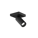 Spot PILLO 1.0 svingbar GU10 IP20, sort mat