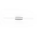 Væglampe LARRA OPAL 2.0 S14d IP20, gunmetal dæmpbar