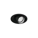 recessed spotlight QITO 1.0 round, cardanic IP20, black matt dimmable