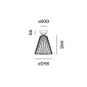 Wever & Ducré Loftlampe WIRO 1.0 CONE CEILING SURF E27 IP20, sort 