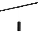 1-faset pendul RAY ON TRACK 2.0 - PAR16 cylindrisk, kort, med adapter GU10 IP20, mat, kulsort dæmpbar